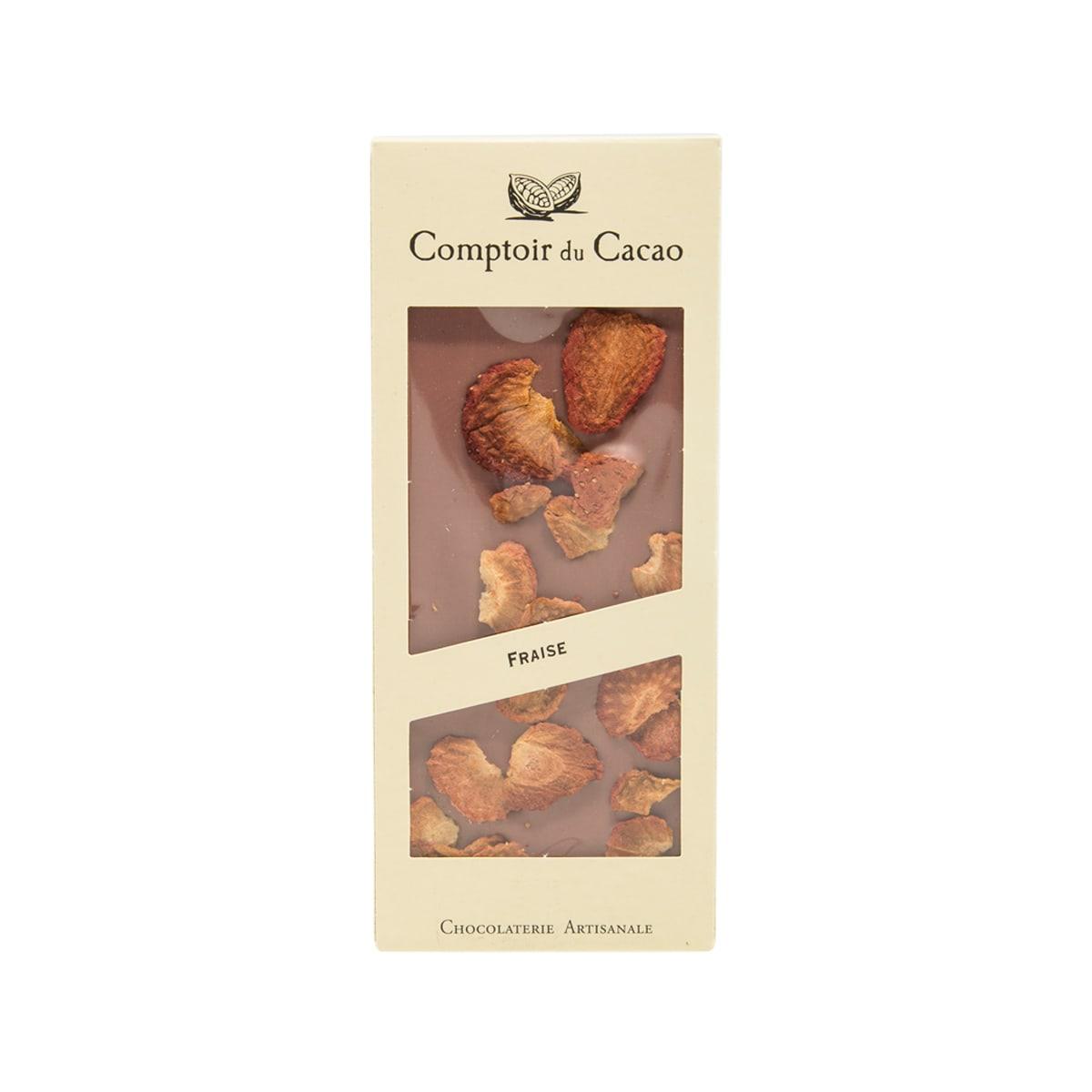 COMPTOIR DU CACAO 紅寶石朱古力 - 士多啤梨  (90g)