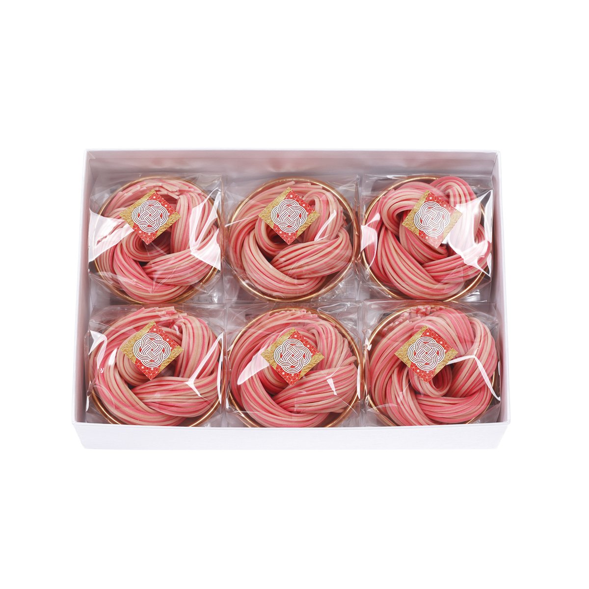 柿里 紅白結緣手延鳥冬麵禮盒  (5packs)