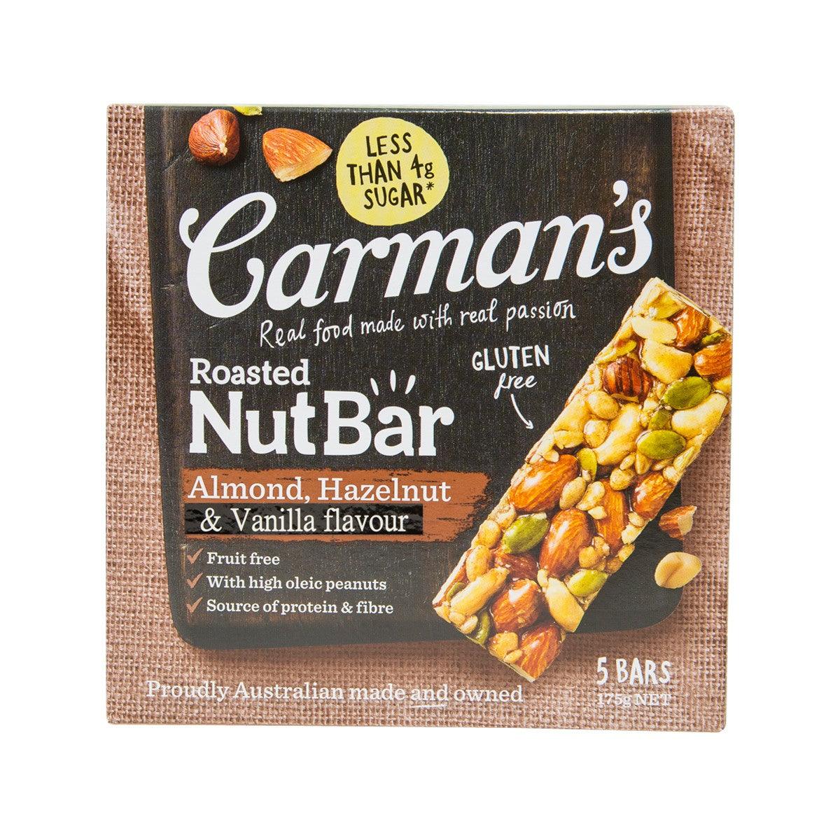 CARMAN'S 杏仁榛子雲呢拿味烤堅果棒  (175g)