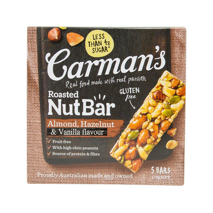 CARMAN'S 杏仁榛子雲呢拿味烤堅果棒  (175g)