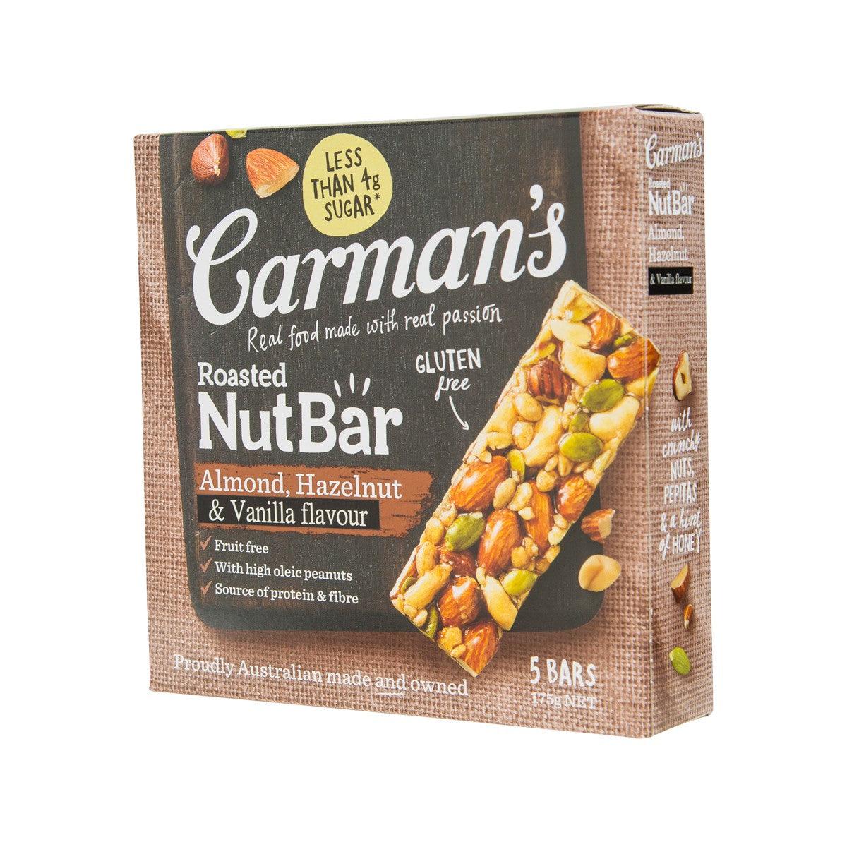 CARMAN'S 杏仁榛子雲呢拿味烤堅果棒  (175g)