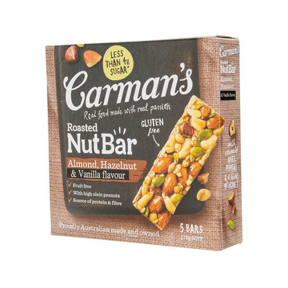 CARMAN'S 杏仁榛子雲呢拿味烤堅果棒  (175g)