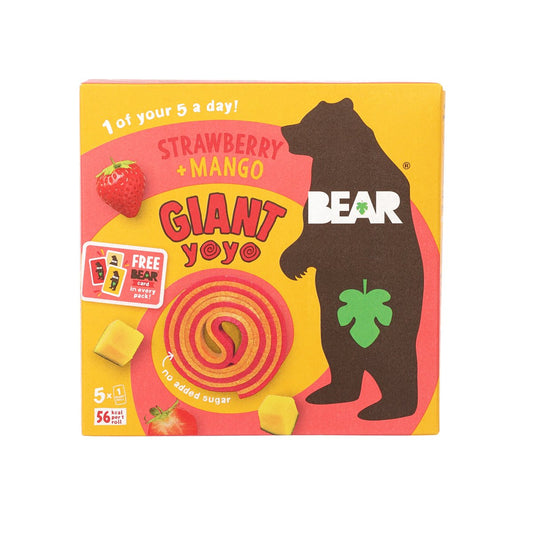 BEAR 士多啤梨及芒果味水果卷  (100g)