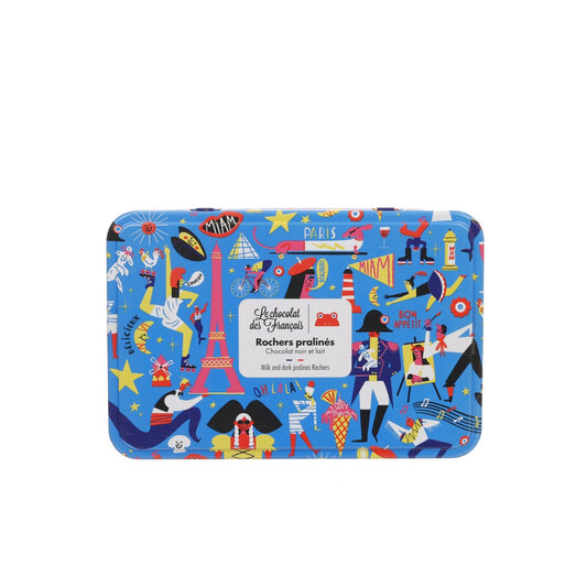 LE CHOCOLAT DES FRANCAIS 榛子牛奶及黑朱古力  (155g)
