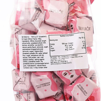 TRIFULÒT 草莓奶油軟心白朱古力  (180g)