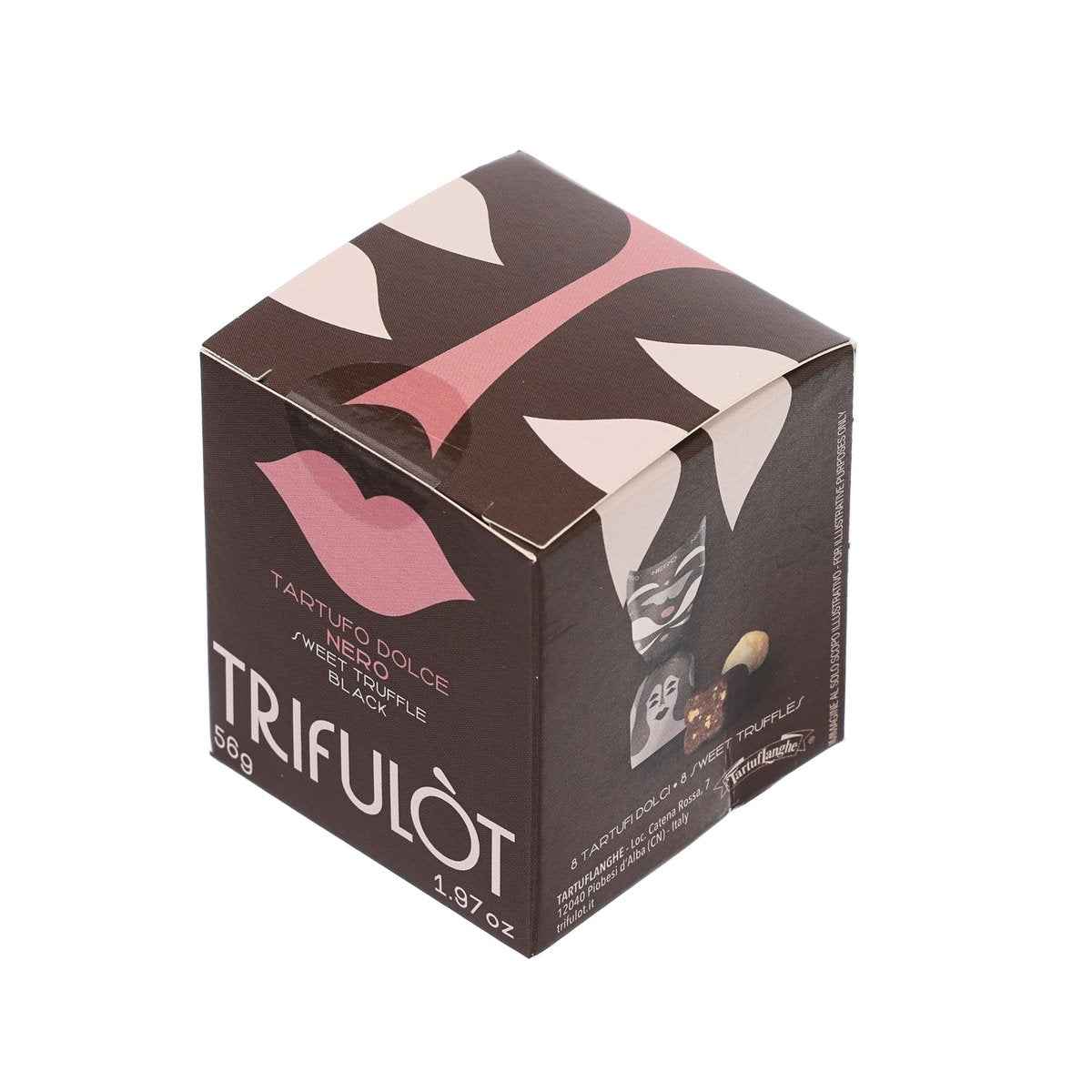 TRIFULÒT 迷你方盒 - 意大利榛子軟心黑朱古力  (56g)