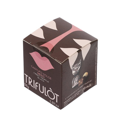 TRIFULÒT 迷你方盒 - 意大利榛子軟心黑朱古力  (56g)