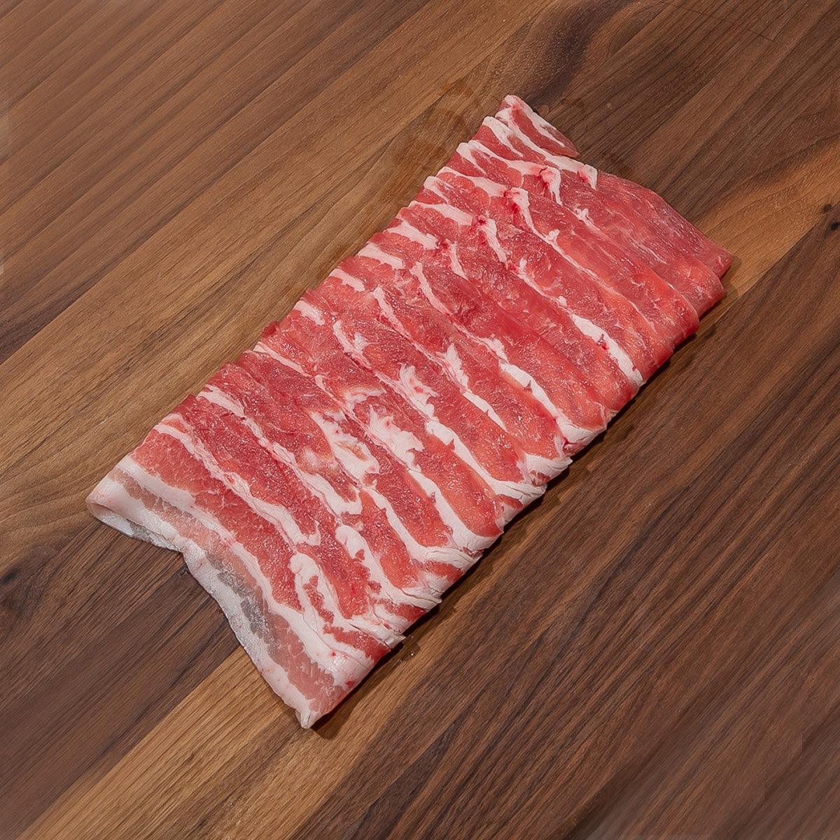 HOKKAIDO WHEY PORK 日本北海道豬腩 - 薄片火鍋用 [經解凍處理]  (190g)